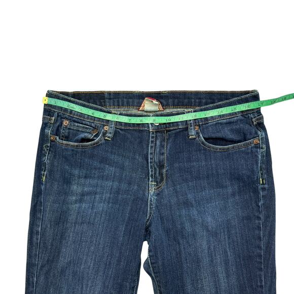 LUCKY BRAND Petunia Sweet N Low Boot Cut Jeans Sz 31 Womens Low Rise Flap Pocket - Picture 7 of 9